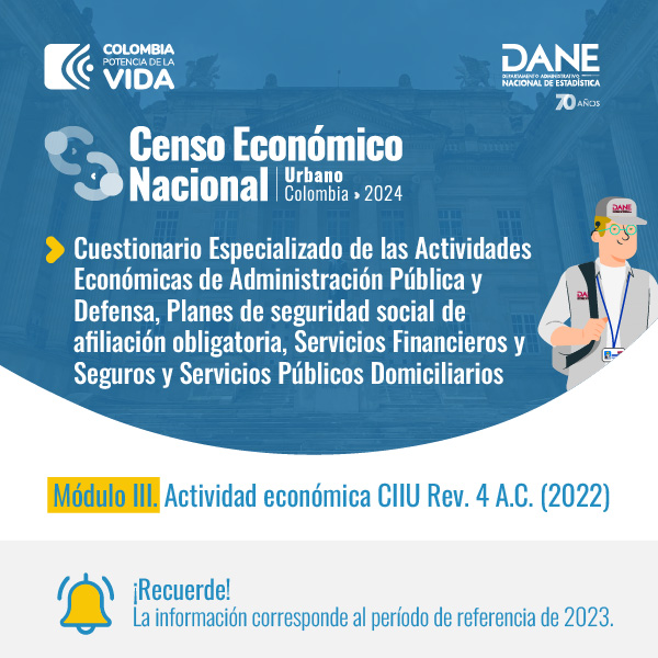 Módulo III. Actividad económica CIIU Rev. 4 A.C. (2022)